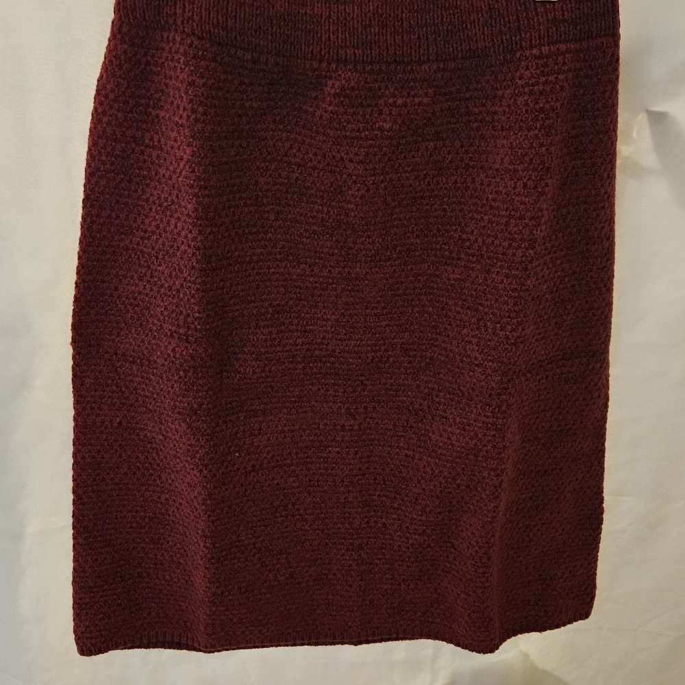 Kate & Mallory Deep Red Pencil Skirt